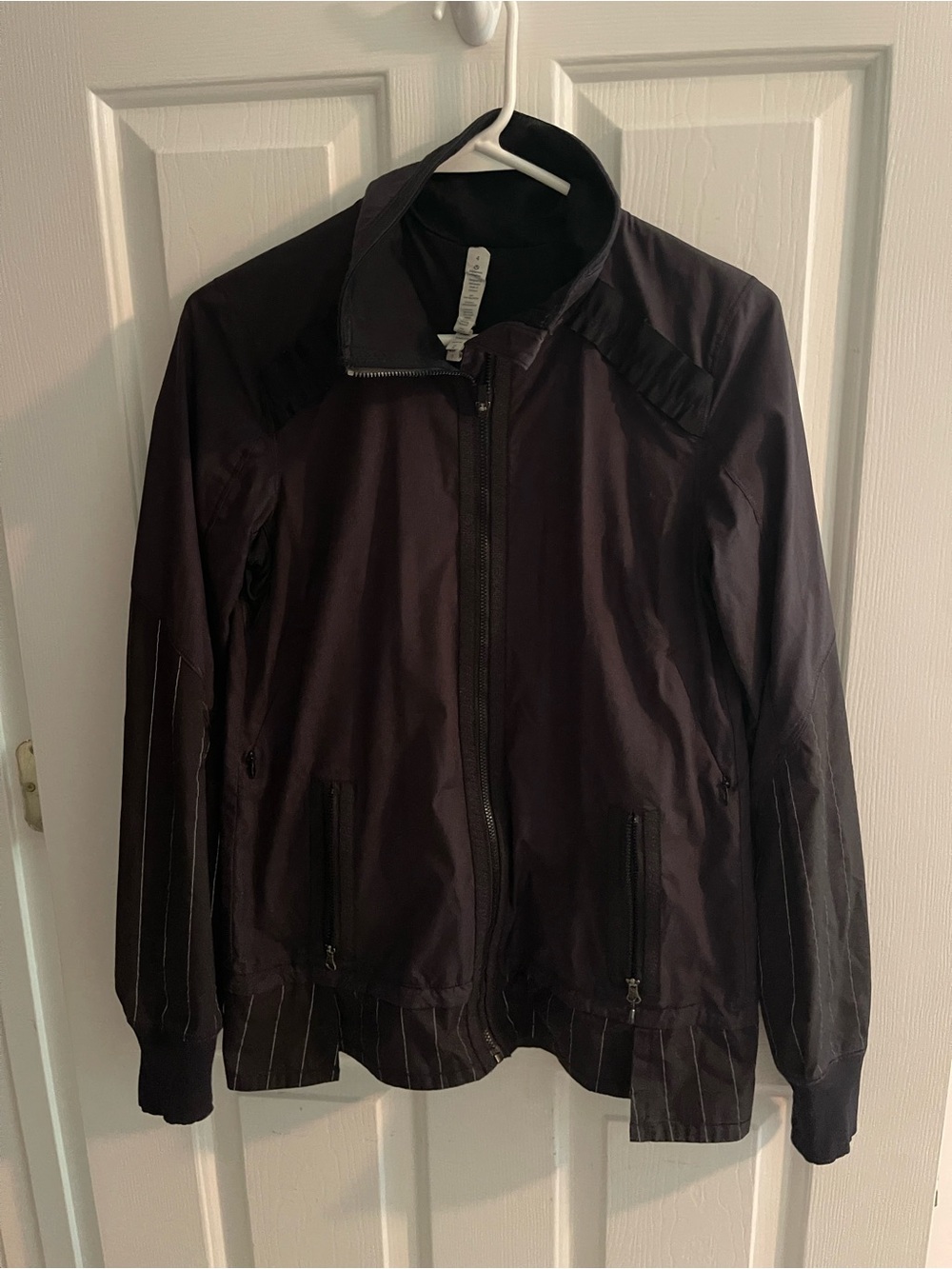 lululemon athletica Black Utility Jacket with removable hood